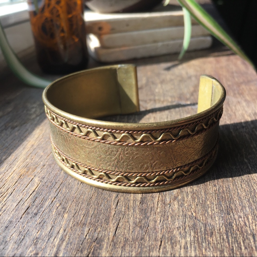 Wide Band Copper Cuff